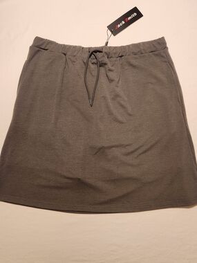 Jack Smith Women’s Gray Athletic Skort XL NWT Pockets Stretch